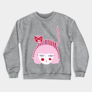 Cat hat Crewneck Sweatshirt